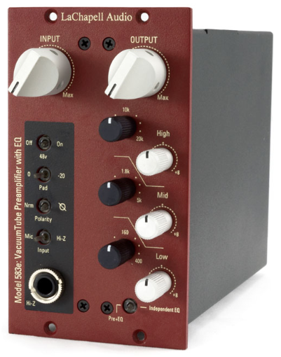 583e 500 Series Tube Mic Preamp with EQ